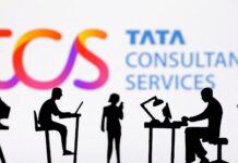 TCS Nashik Scandal: Inside the Shocking Case That Has India’s IT Giant Scrambling TCS, Tata Consultancy Services logos with worker silhouettes.